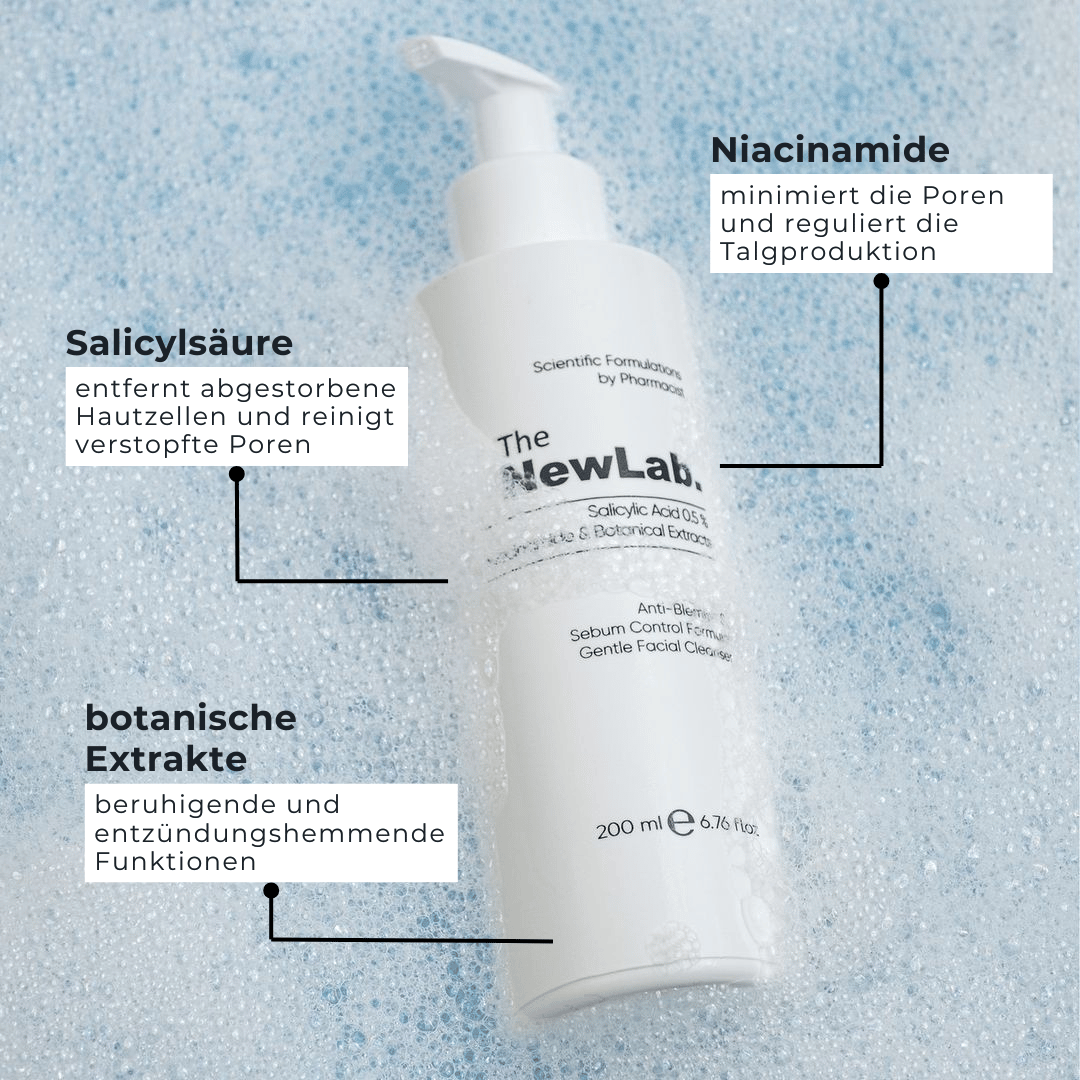 Reiniger gegen Hautunreinheiten