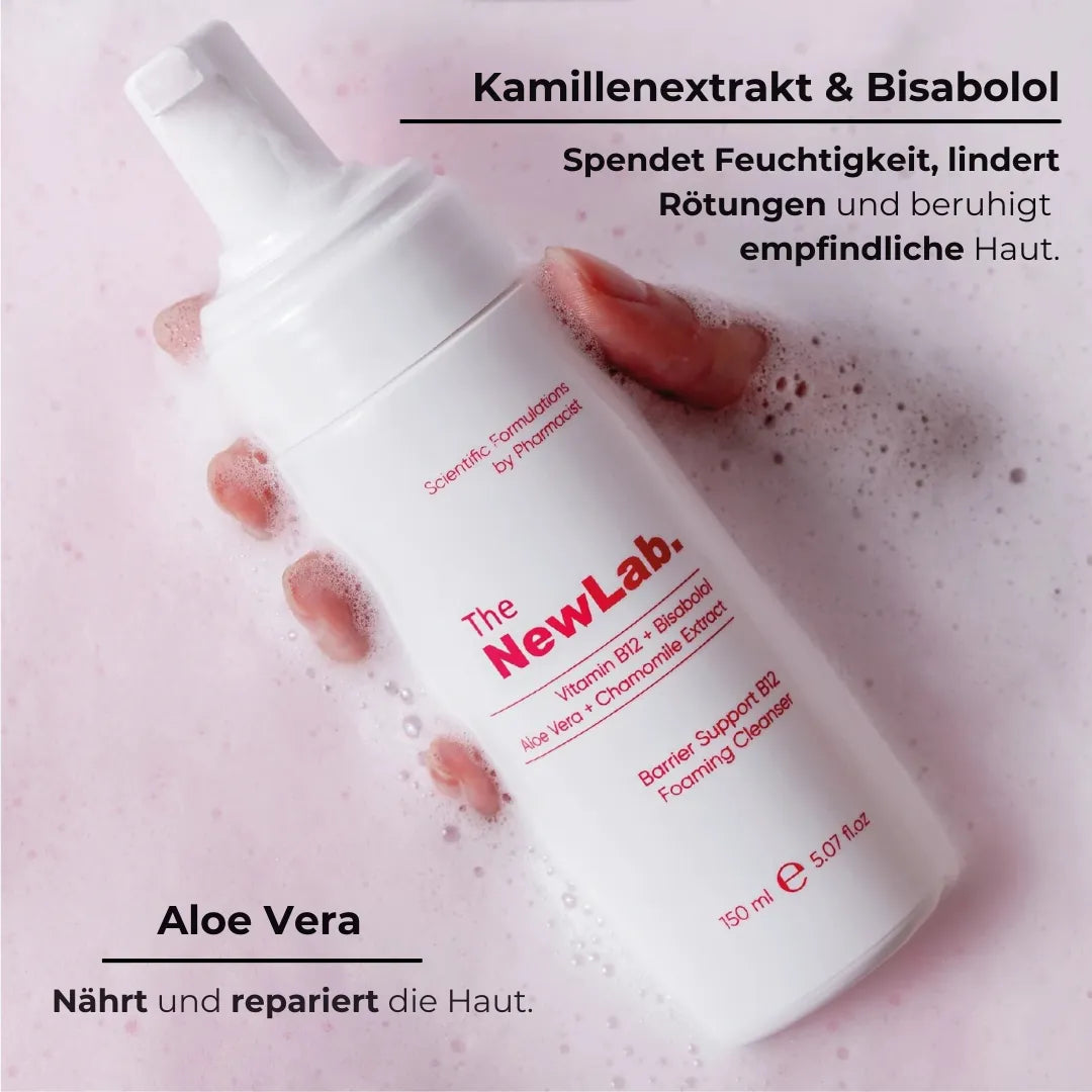 Sanfter Reinigungsschaum für empfindliche Haut
