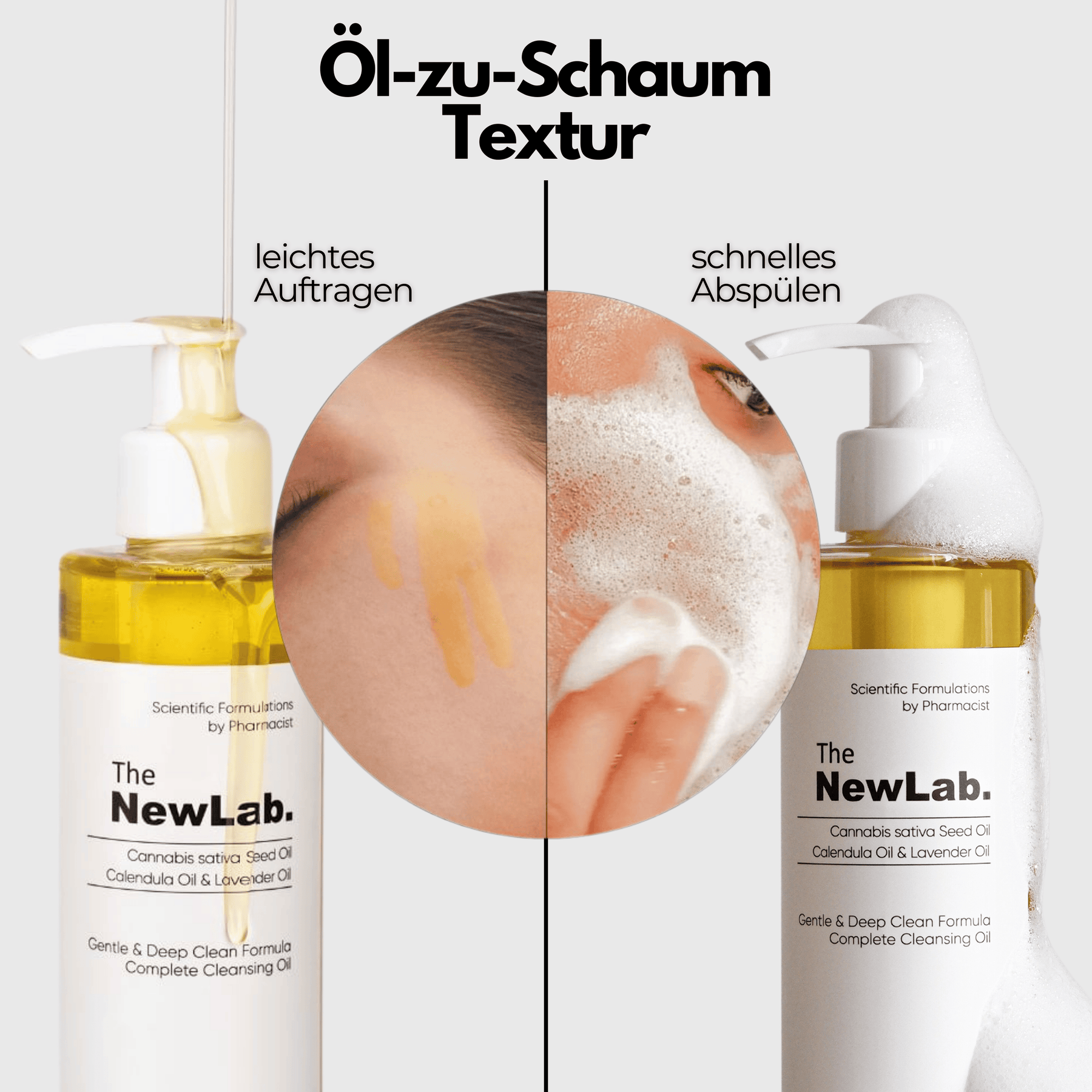 Reinigungsöl mit Hanfsamenöl