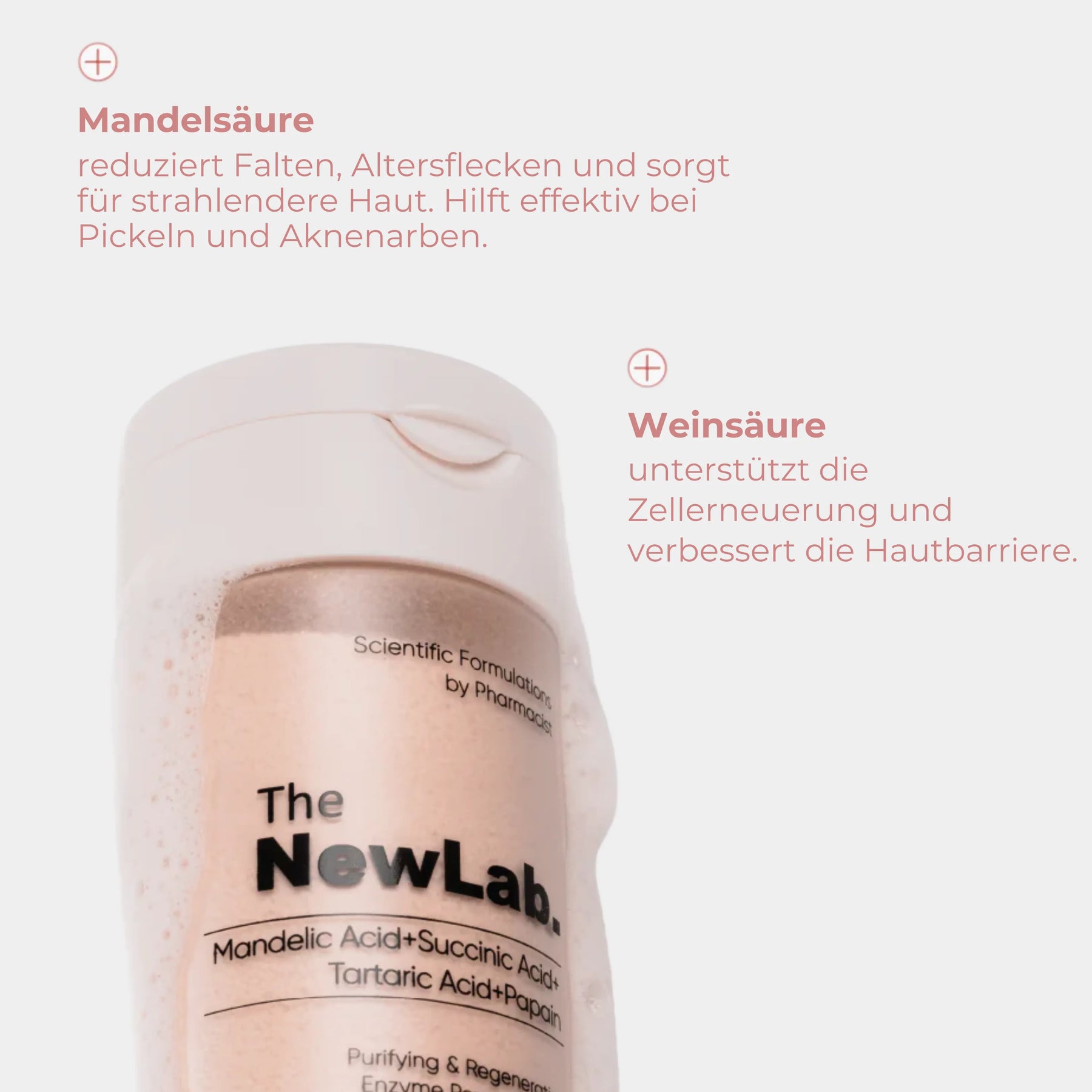 Mildes Peeling für empfindliche Haut