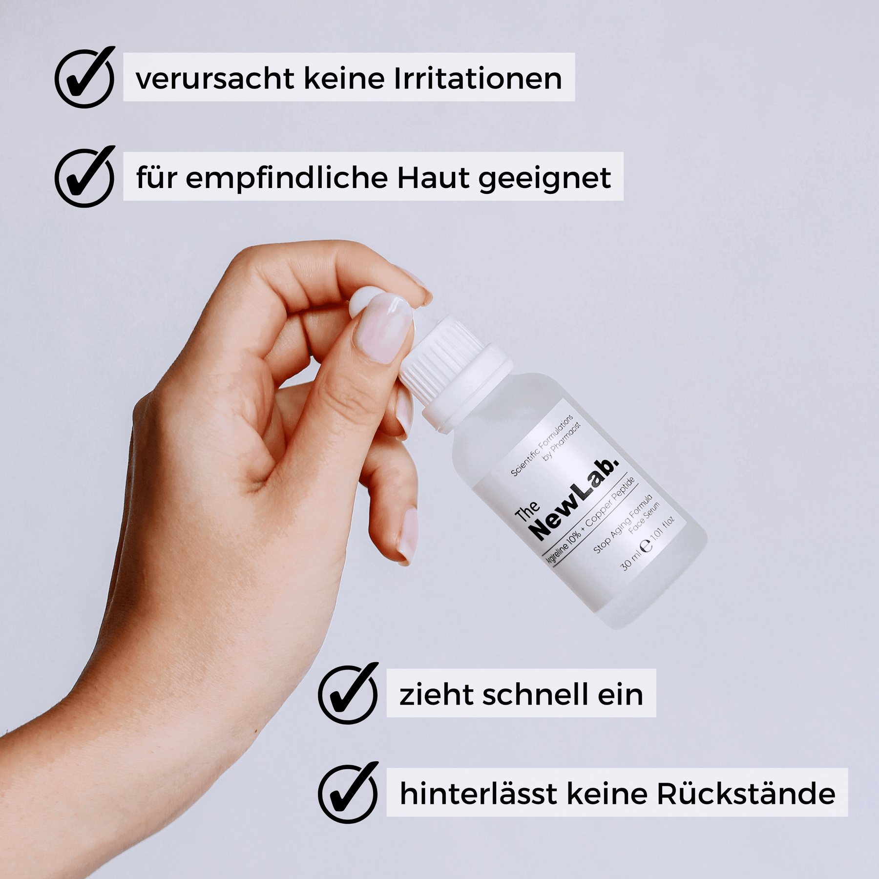 Serum gegen Mimikfalten