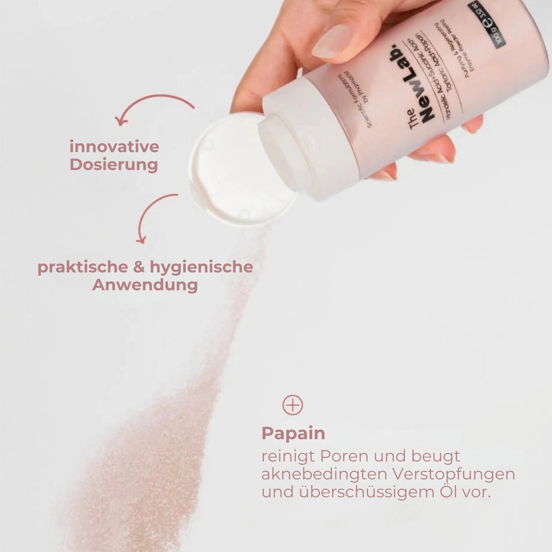 Mildes Peeling-Pulver